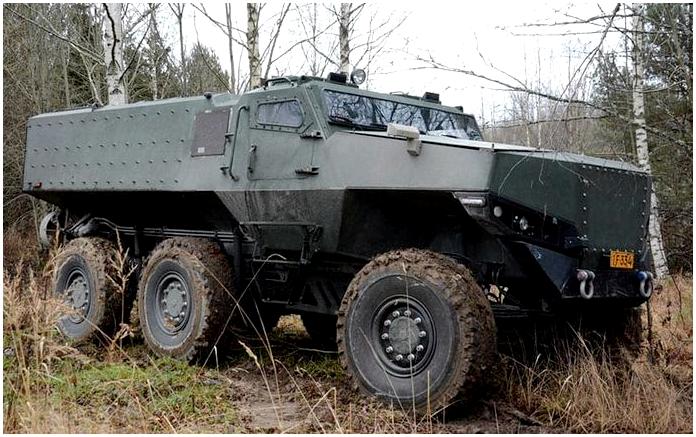 Финский бронеавтомобиль-вездеход Protolab PMPV 6×6 MiSu Финский бронеавтомобиль-вездеход Protolab PMPV 6×6 MiSu