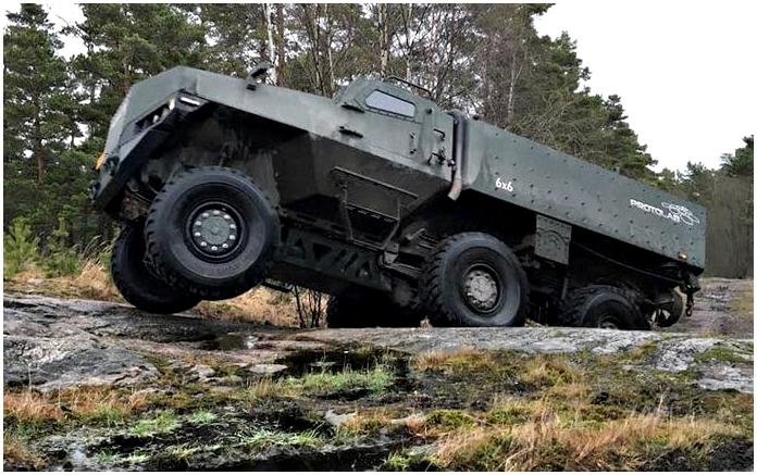 Финский бронеавтомобиль-вездеход Protolab PMPV 6×6 MiSu Финский бронеавтомобиль-вездеход Protolab PMPV 6×6 MiSu