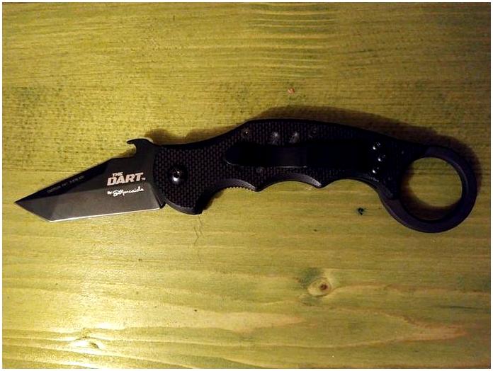 Нож для самообороны FOX D.A.R.K. The Dart от Дугласа Маркаиды Нож для самообороны FOX D.A.R.K. The Dart от Дугласа Маркаиды