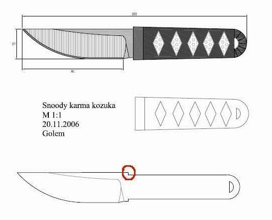 Чертежи ножей для изготовления. Часть 2
