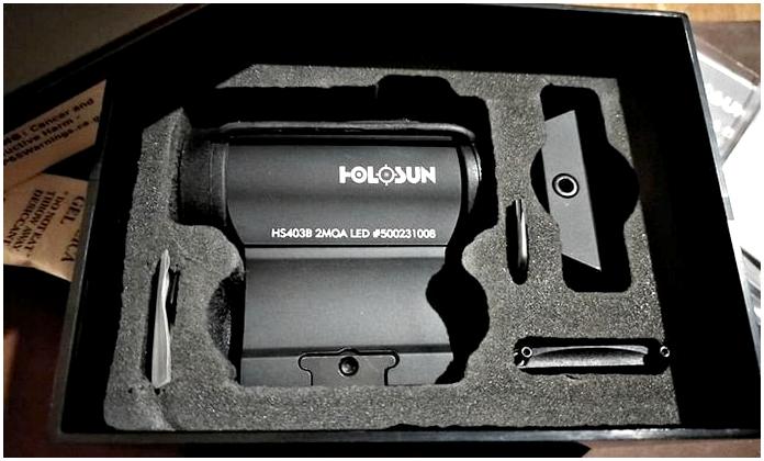 Коллиматорный прицел Holosun HS403B - обзор и опыт эксплуатации Коллиматорный прицел Holosun HS403B - обзор и опыт эксплуатации