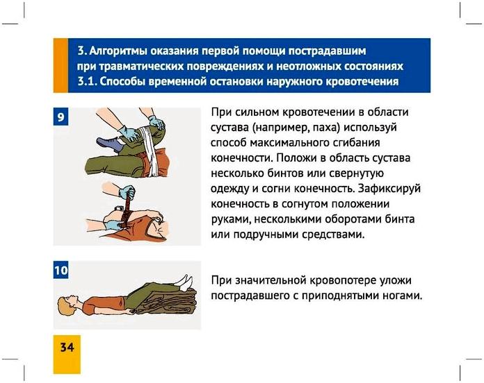 Оказание первой помощи пострадавшим. Памятка МЧС 2015