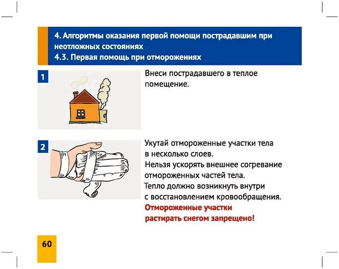 Оказание первой помощи пострадавшим. Памятка МЧС 2015