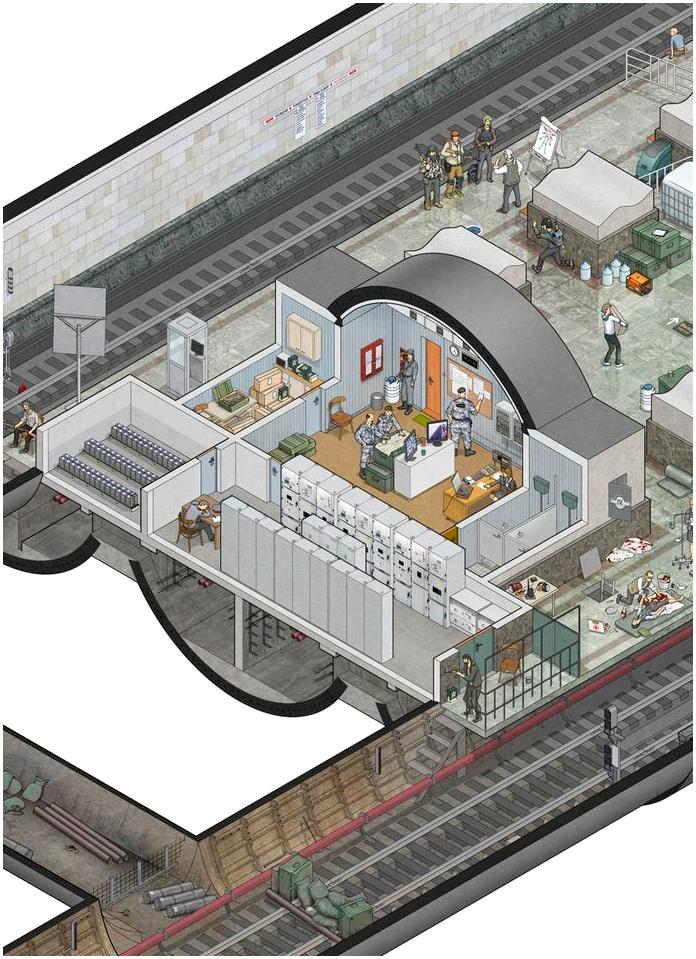Выживание на станции метро в окружении зомби. Иллюстрированное пособие