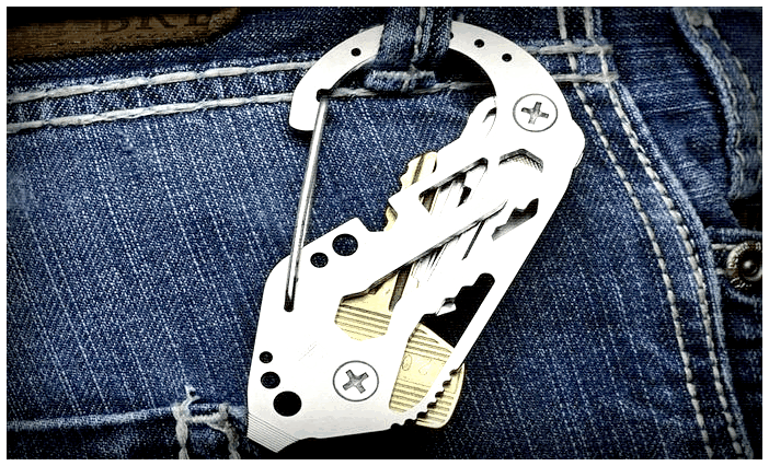 KeyBiner: Карабин-брелок c ключами и мультитул для EDC KeyBiner: Карабин-брелок c ключами и мультитул для EDC