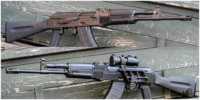 Почему у АК мушка на дуле, а у М16 — нет? Почему у АК мушка на дуле, а у М16 — нет?