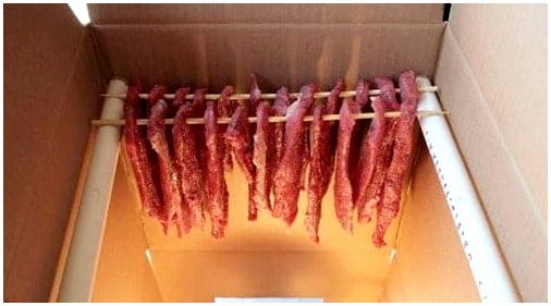 Самодельная сушилка для мяса «джерки» Самодельная сушилка для мяса «джерки»