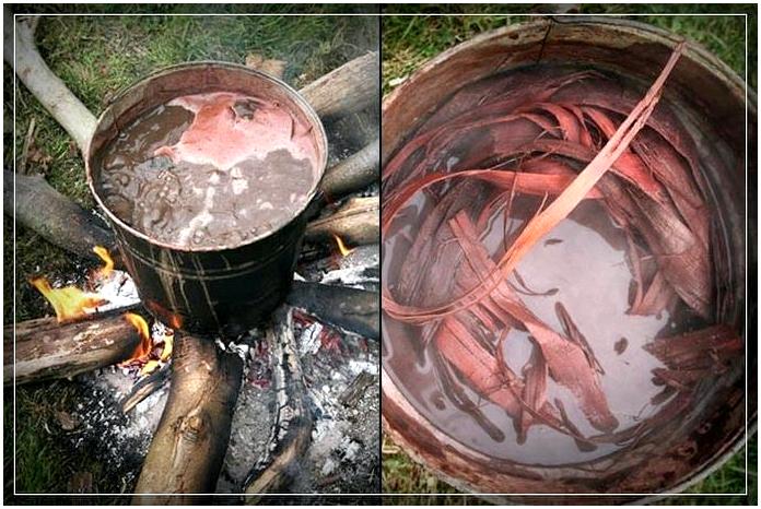 Верёвка своими руками. Часть 2: Обработка коры ивы для изготовления верёвки Верёвка своими руками. Часть 2: Обработка коры ивы для изготовления верёвки