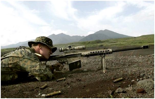 Barrett M82: Крупнокалиберная снайперская винтовка Barrett M82: Крупнокалиберная снайперская винтовка