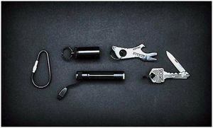 All Black EDC Kit - Набор EDC на связке ключей