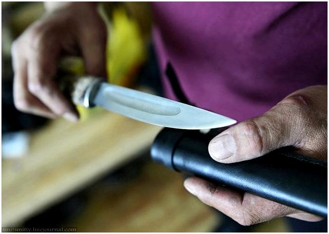 Как делают якутские ножи Как делают якутские ножи