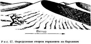 ОПРЕДЕЛЕНИЕ СТОРОН ГОРИЗОНТА ПО РЕЛЬЕФУ, ПОЧВАМ, ВЕТРУ И СНЕГУ