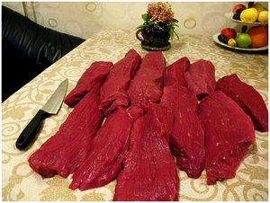 Бастурма из лося