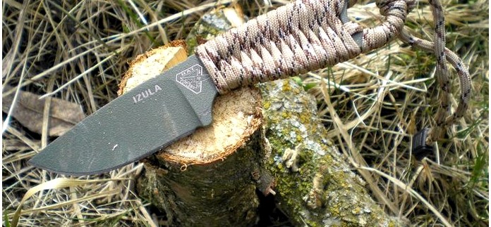 Туристический нож IZULA Survival Kit, Concealed Carry Knife от RAT Cutlery, описание, обзор, тест, рабочие качества ножа, варианты ношения.