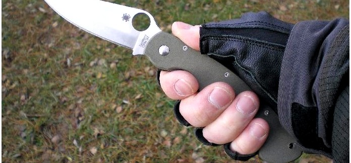 Складной нож Spyderco Military D2, обзор, отзыв, тест и впечатления.