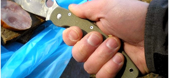 Складной нож Spyderco Military D2, обзор, отзыв, тест и впечатления.