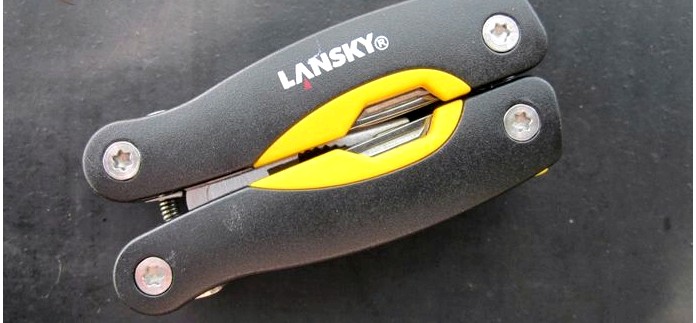 Мини-мультитул Lansky MT-050, недорогой сувенир от известного производителя Lansky Sharpeners, обзор.