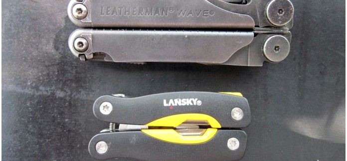 Мини-мультитул Lansky MT-050, недорогой сувенир от известного производителя Lansky Sharpeners, обзор.