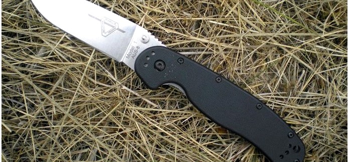 Походный складной нож Ontario RAT Folder Model 1, Satin Blade, Plain Edge от Ontario Knives, обзор.