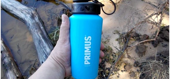 Походная фляга Primus TrailBottle S/S 0.6 L из нержавеющей стали, особенности устройства, применение, впечатления, обзор.