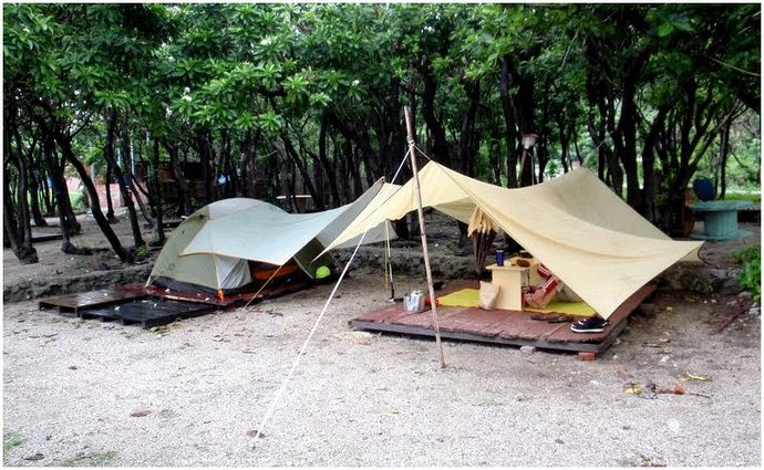 Tarp Camping: новый способ спать в лесу