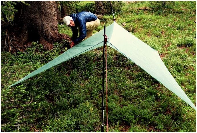 Tarp Camping: новый способ спать в лесу