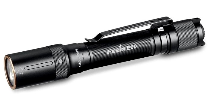 EDC-фонарь Fenix E20 V2.0, основные характеристики, режимы, яркость и время работы, сфера применения фонаря, обзор