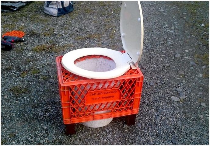 DIY WC Camping: держать отходы в бухте