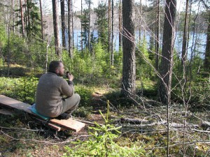 Карельский Робинзон: весенние развлечения. Часть 2