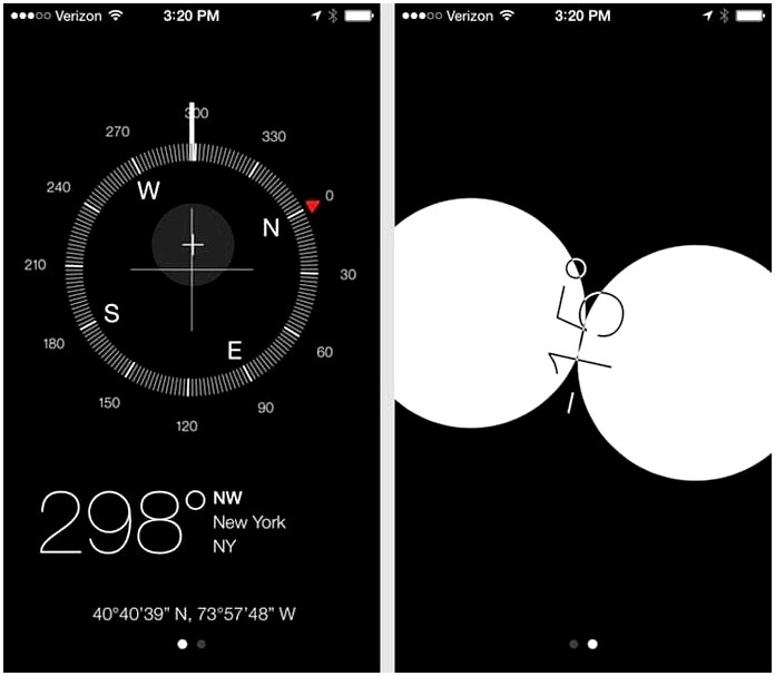 Как откалибровать компас на iPhone?